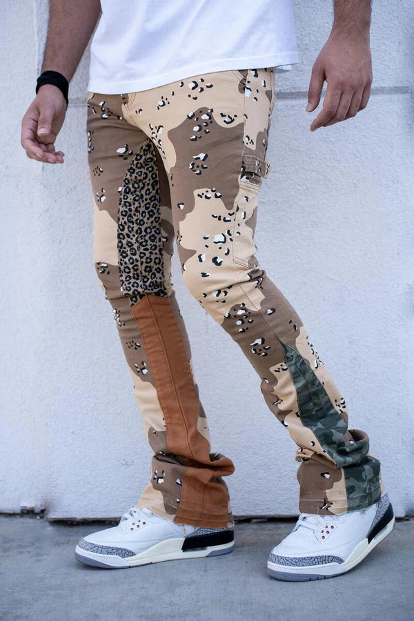 DAMATI CAMO STACKED PREMIUM DENIM