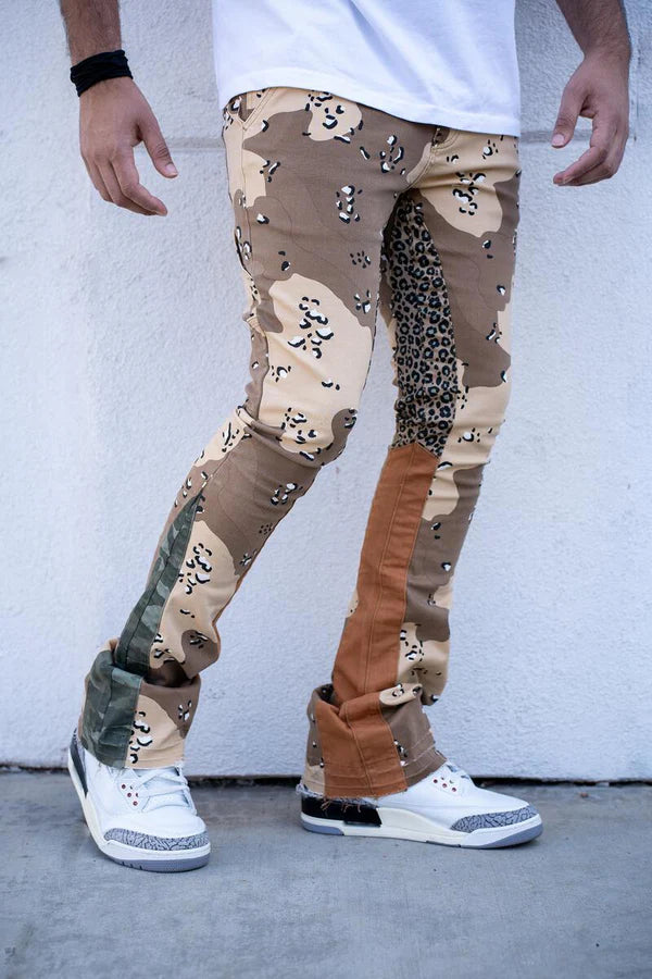 DAMATI CAMO STACKED PREMIUM DENIM