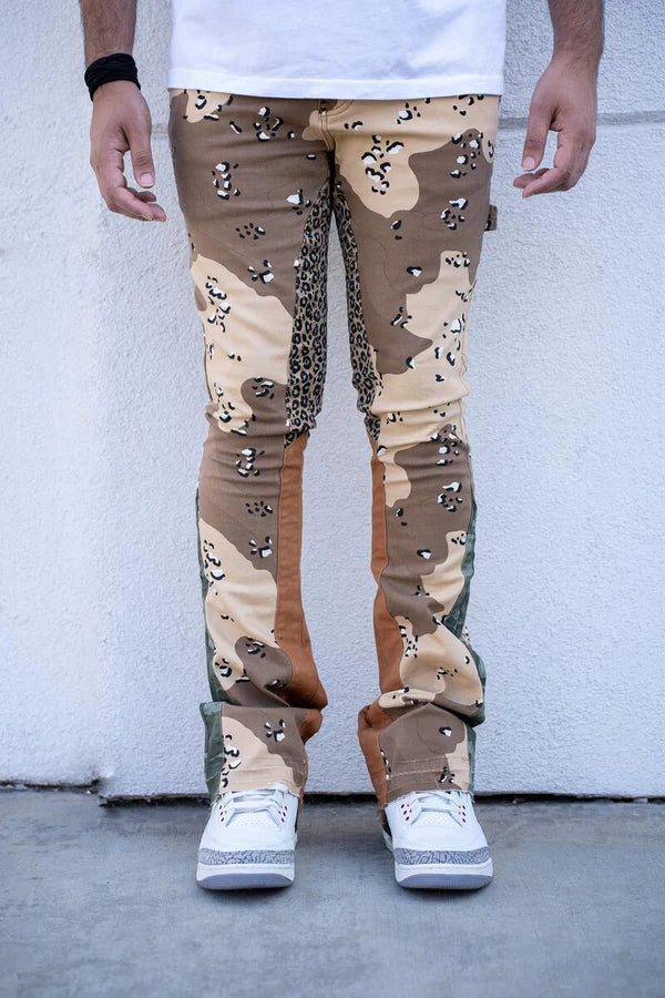 DAMATI CAMO STACKED PREMIUM DENIM