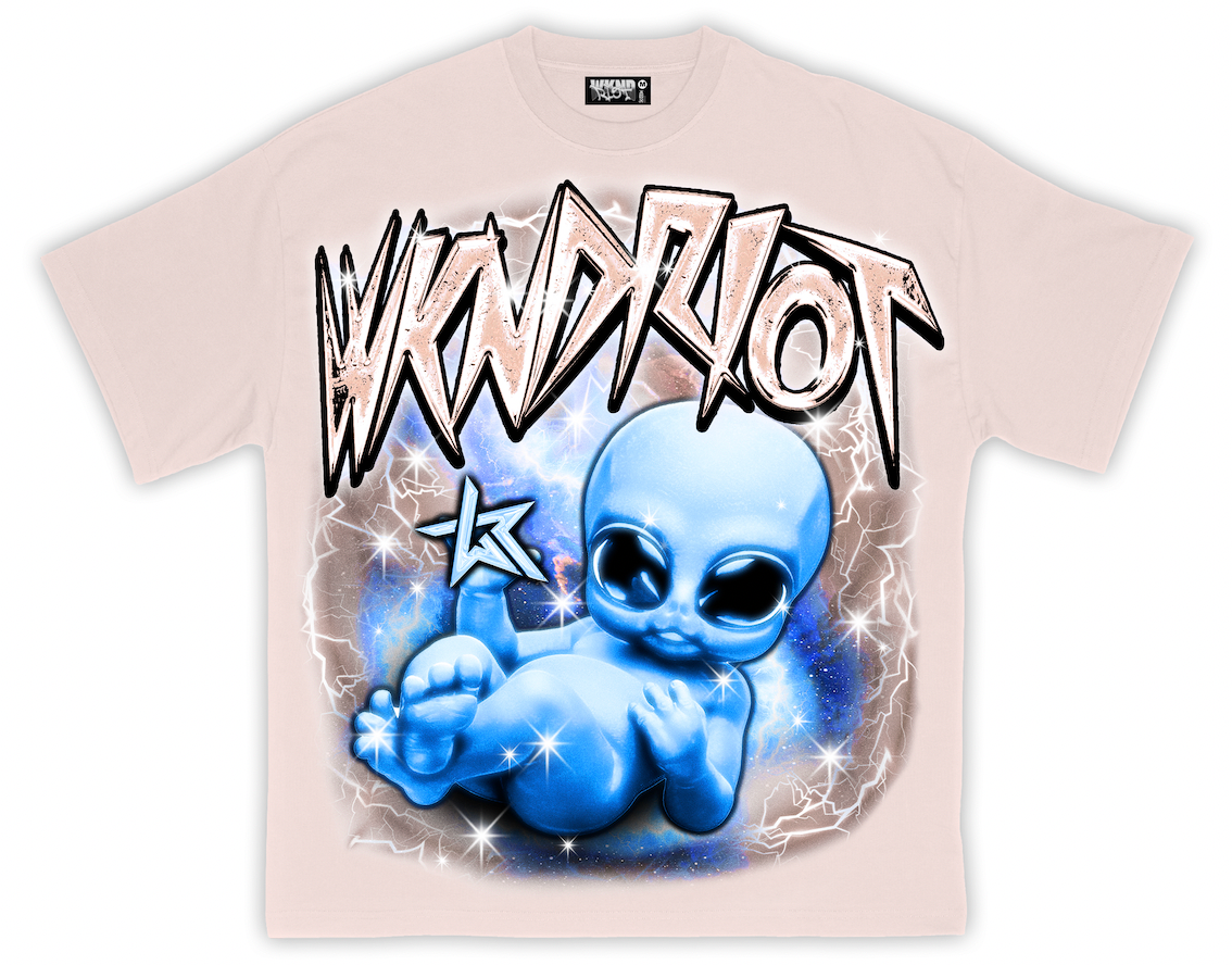 WKND RIOT BABY ALIEN T-SHIRT