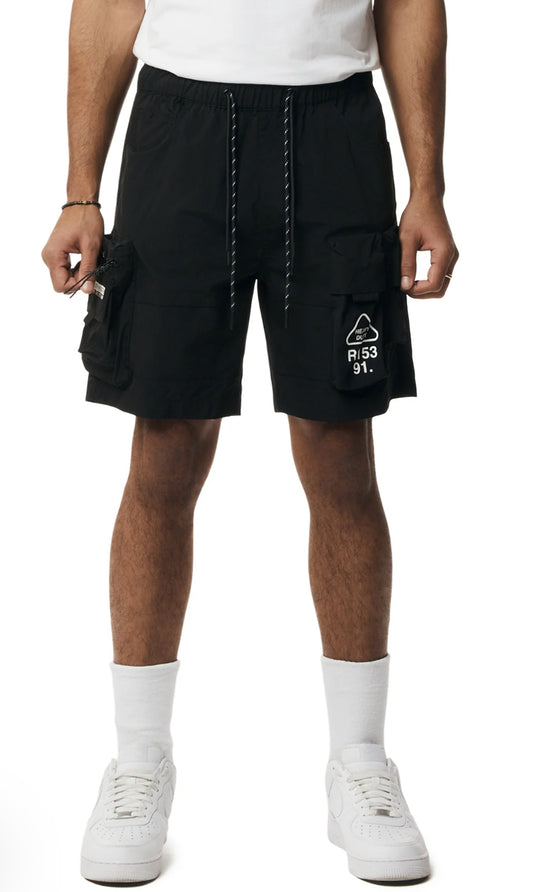 Utility Windbreaker Cargo Shorts