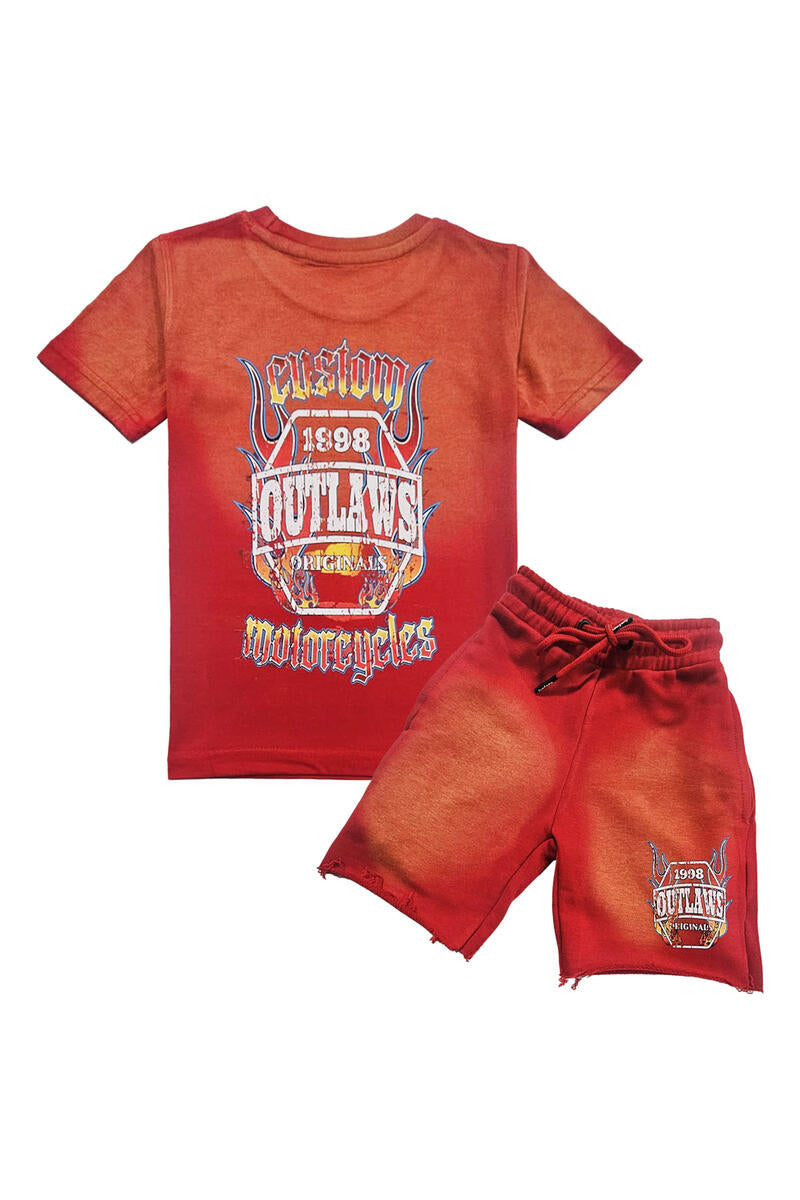 KIDS RAWYALTY OUTLAW SHORTSET