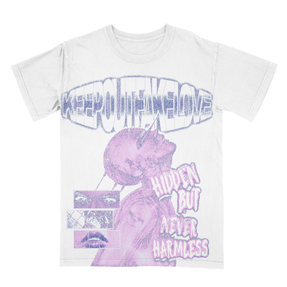 KEEP OUT FAKE LOVE HIDDEN LOVE TEE