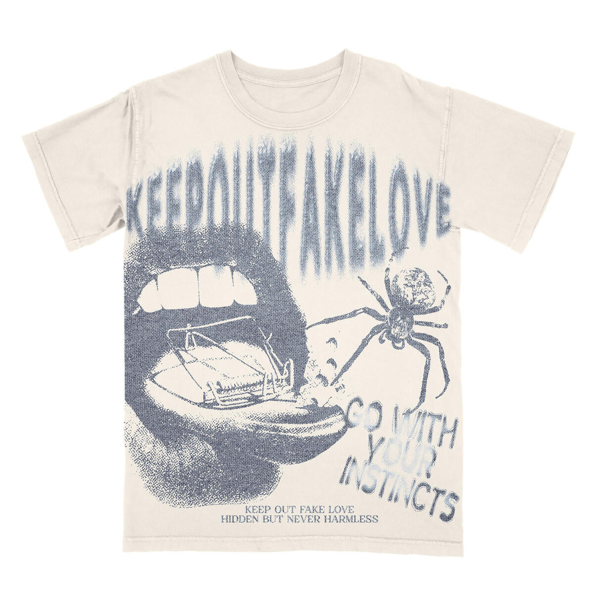 KEEP OUT FAKE LOVE UNLUCKY TEE