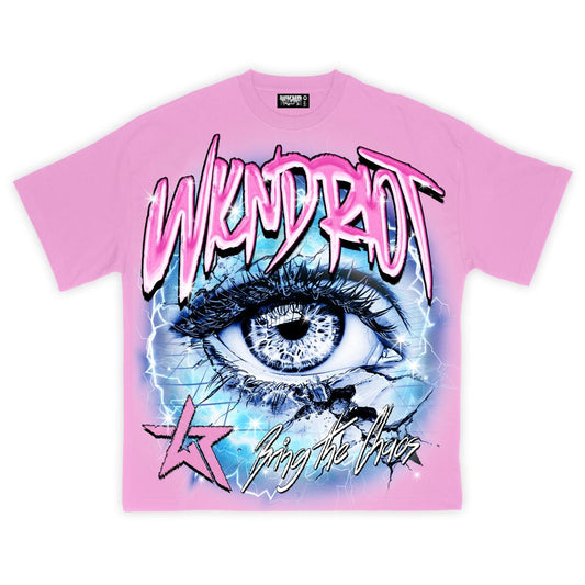 WKND RIOT GLASS EYE PINK T-SHIRT