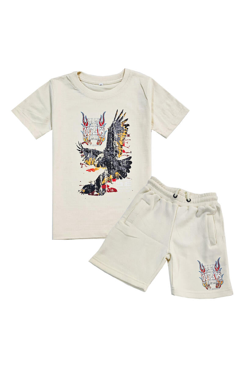 KIDS RAWYALTY OUTLAW SHORTSET