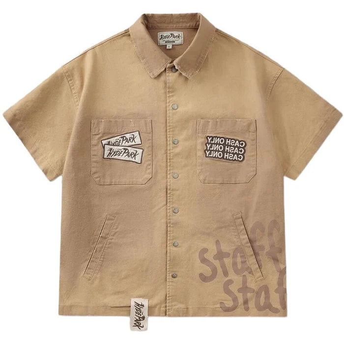 HYDE PARK CASH ONLY STAFF WORK SHIRT