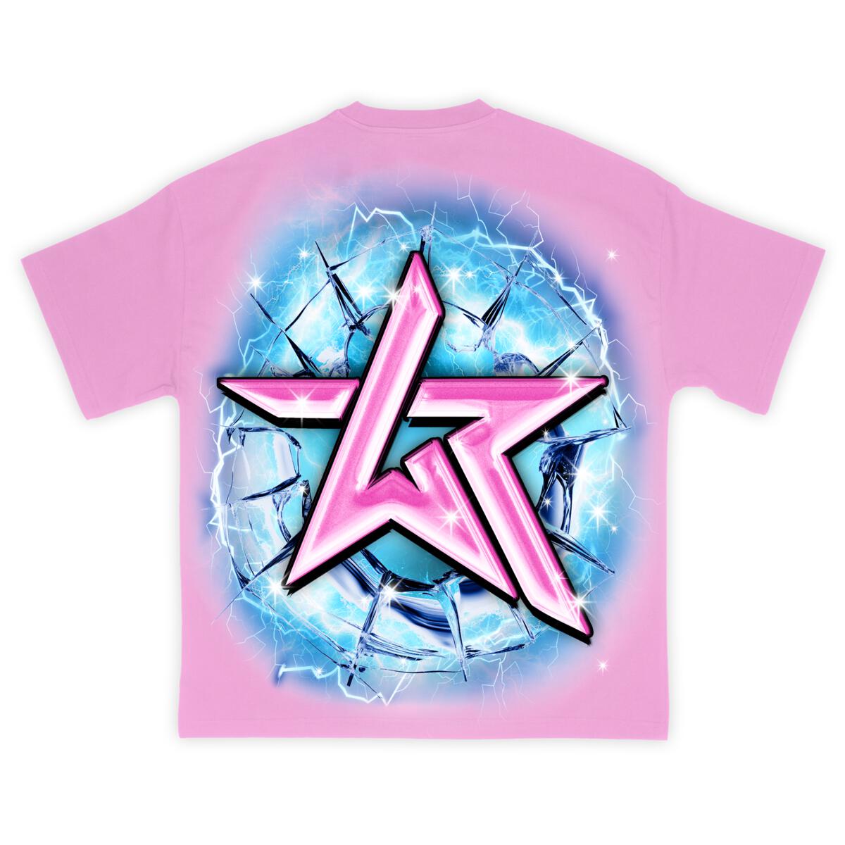 WKND RIOT GLASS EYE PINK T-SHIRT