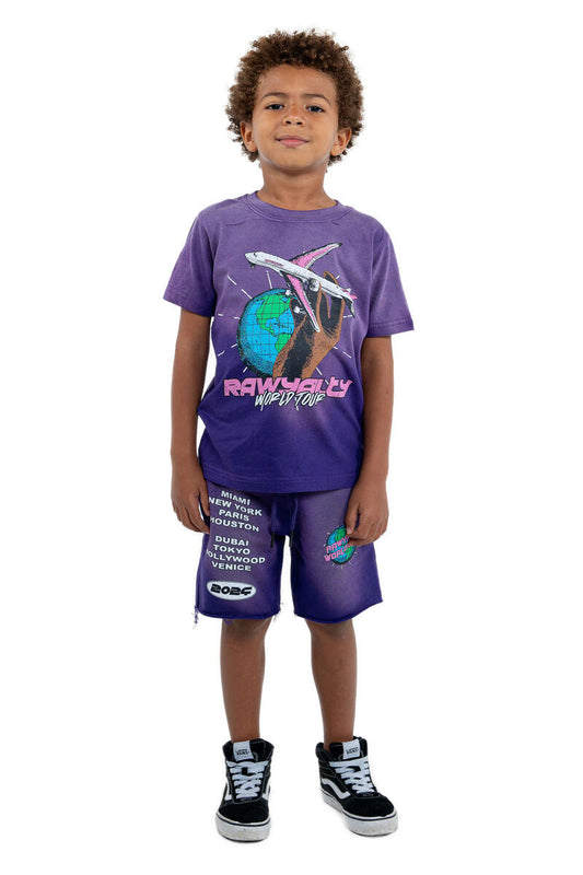 KIDS RAWYALTY WORLDWIDE SHORTSET