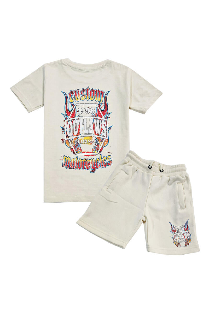 KIDS RAWYALTY OUTLAW SHORTSET